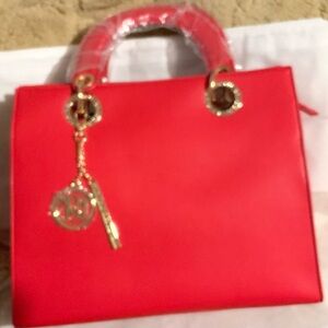 NWT Studio Badgley Mischka red
handbag